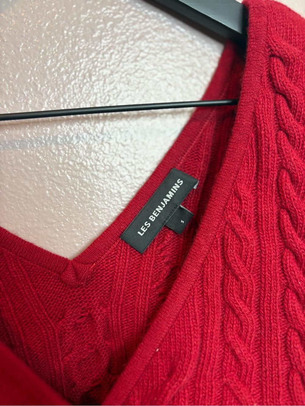 Red Crop Knit